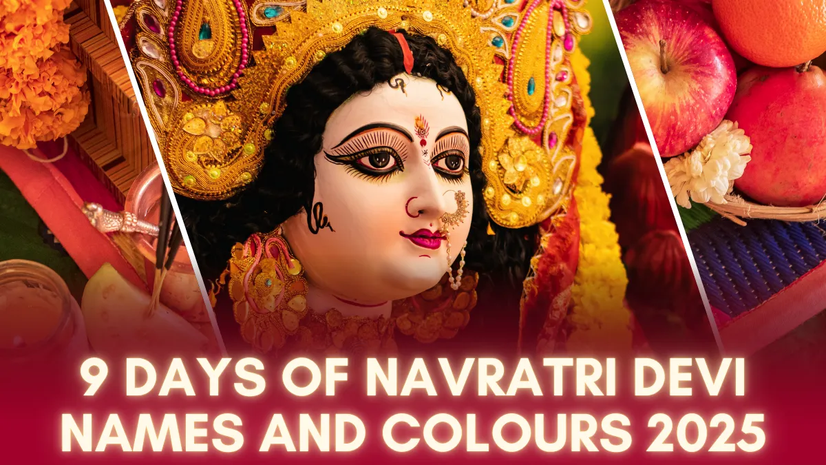 9 days of navratri devi names and colours 2025